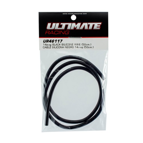 Cable Silicona Negro 14AWG (50CM)